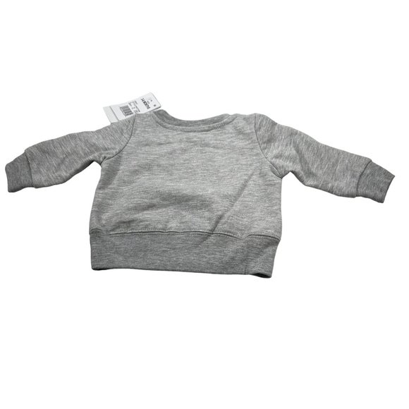 Peanuts Baby Size 3-6 Month Woodstock Long Sleeve Sweatshirt Gray New With Tags - Picture 2 of 14